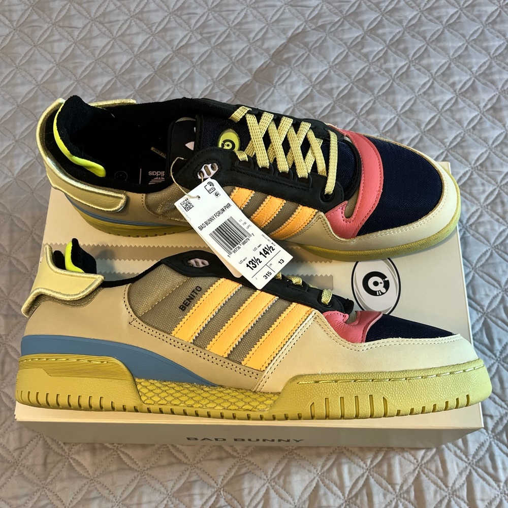 Size 13.5 - adidas Forum Bad Bunny x Forum Powerphase Catch and Throw 2022